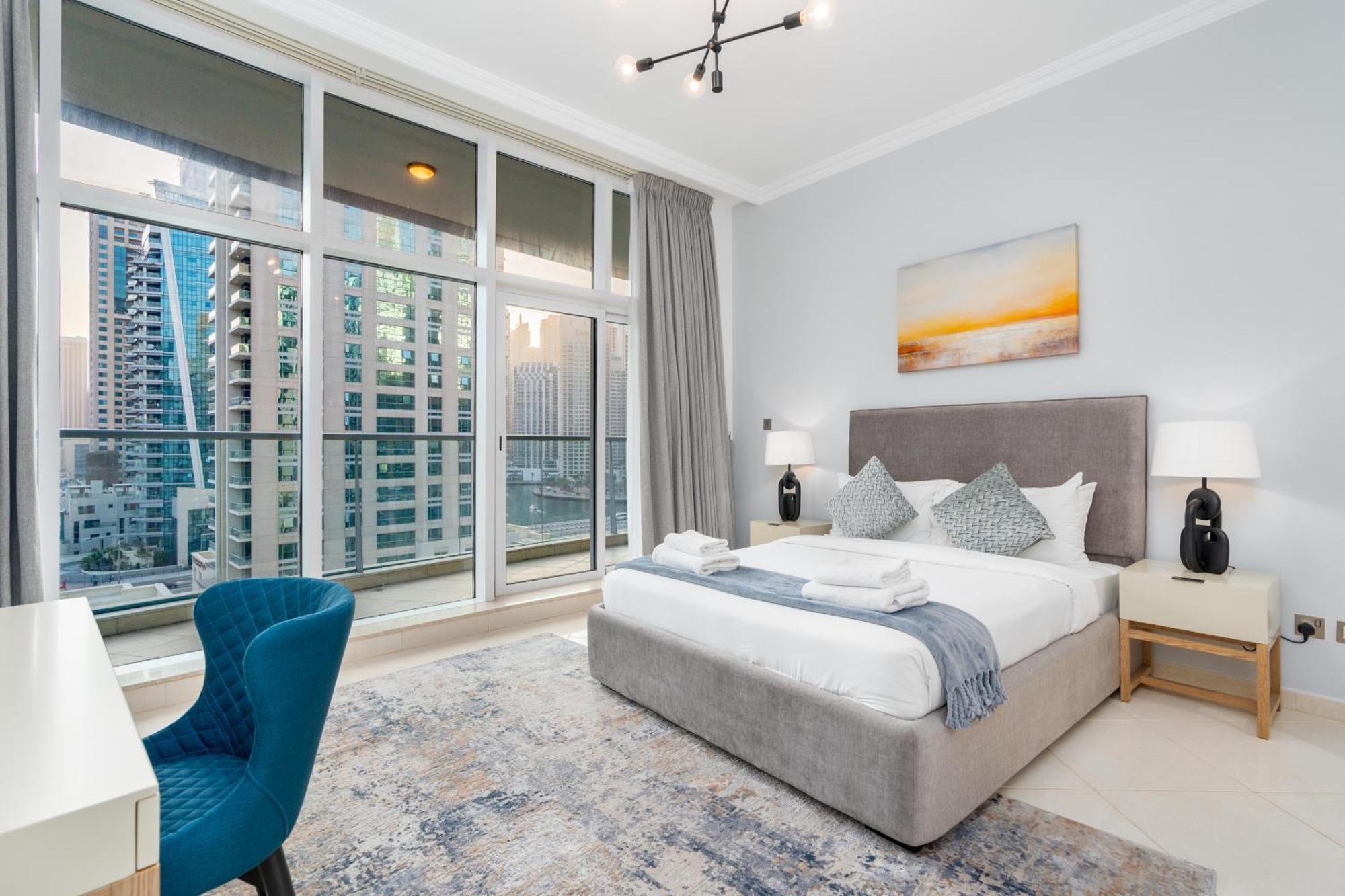 Vacay Lettings - Full Marina View 3 Bedroom Plus Maid Room Dubai Eksteriør bilde
