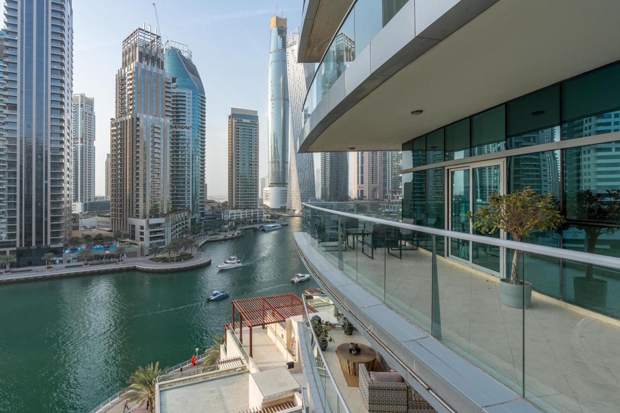 Vacay Lettings - Full Marina View 3 Bedroom Plus Maid Room Dubai Eksteriør bilde